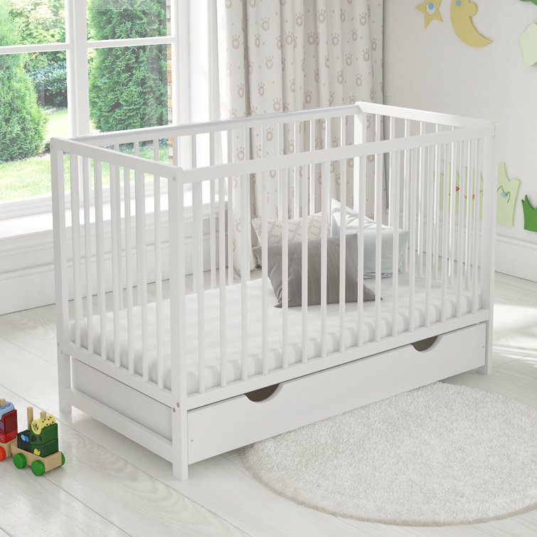 Harriet Bee Crockett Cot Bed with Mattress & Reviews Wayfair.co.uk